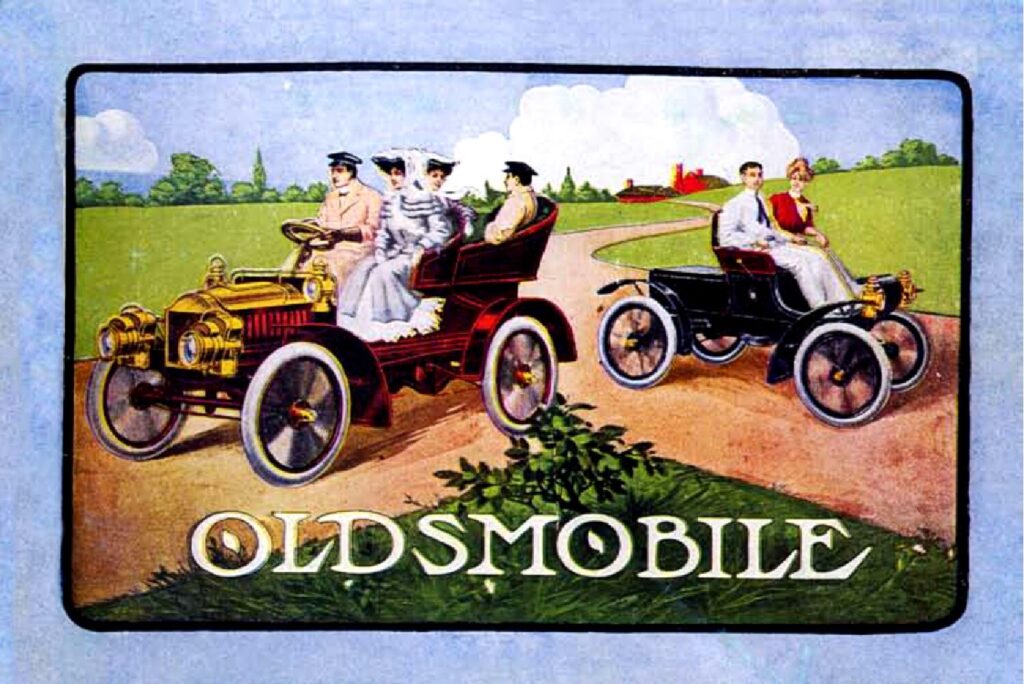 thumbnail of 1904 Marke Oldsmobile – Modell Automobil Broschüre. USA- Sprache ENG