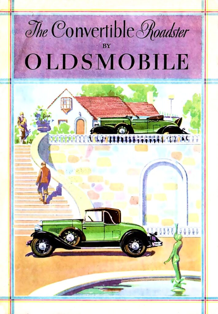 thumbnail of 1929 Marke Oldsmobile – Modell Convertible Roadster Broschüre. USA. Form No. 294- Sprache ENG