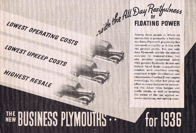 thumbnail of 1936 Marke Plymouth – Modell Business-Models-Foldout – Sprache ENG