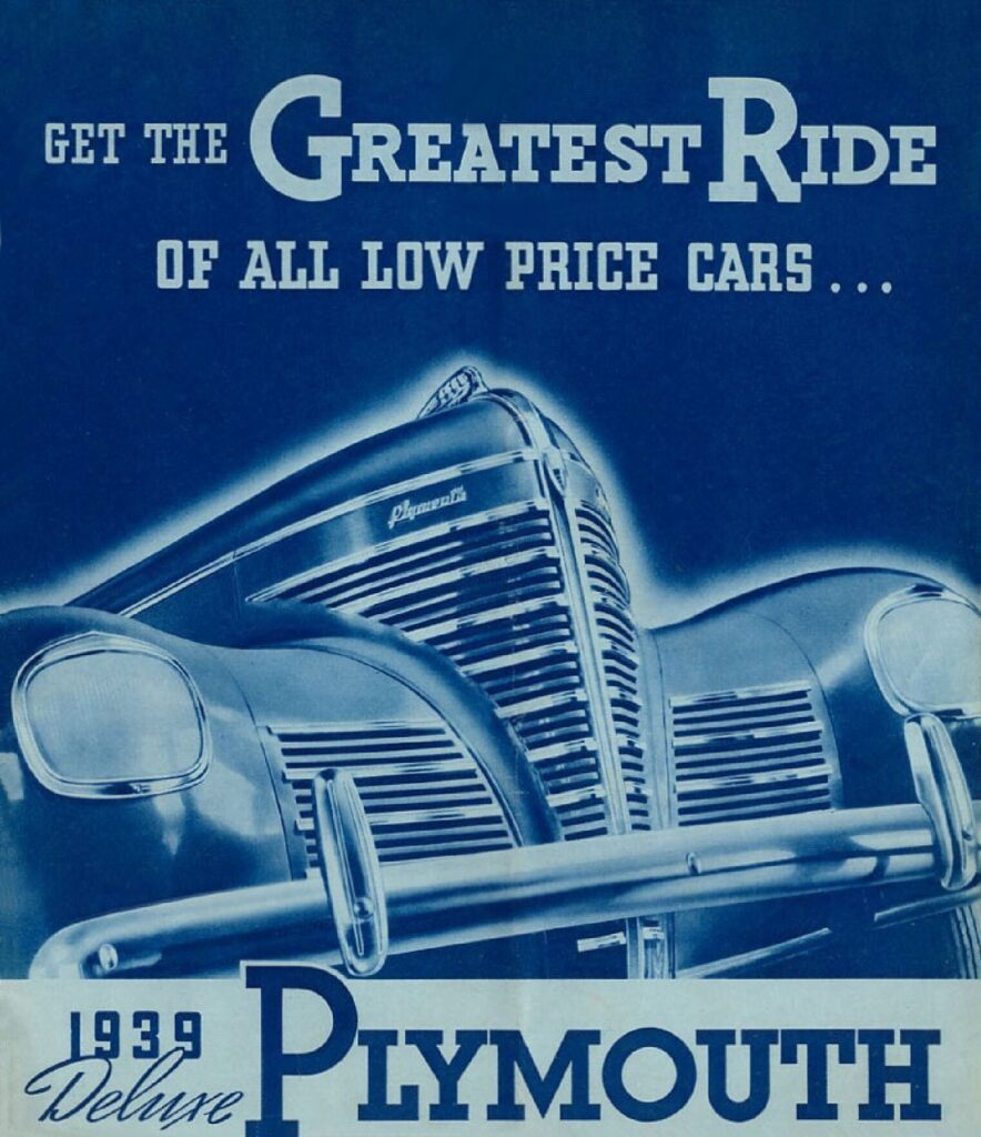 thumbnail of 1939 Marke Plymouth – Modell USA Div. Modelle – Sprache ENG