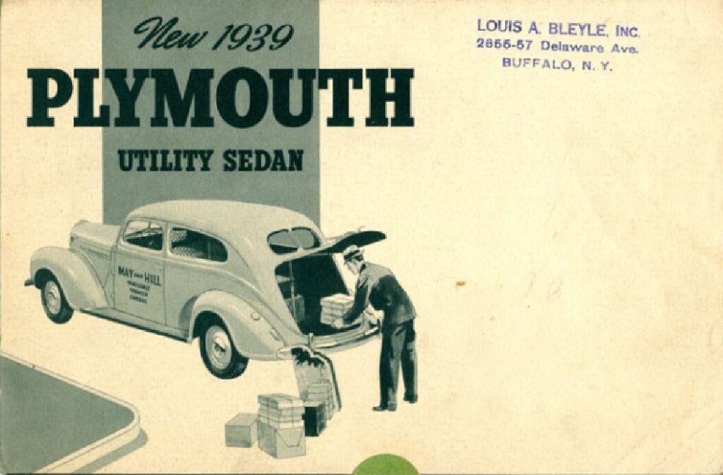 thumbnail of 1939 Marke Plymouth – Modell Utility-Sedan – Sprache ENG