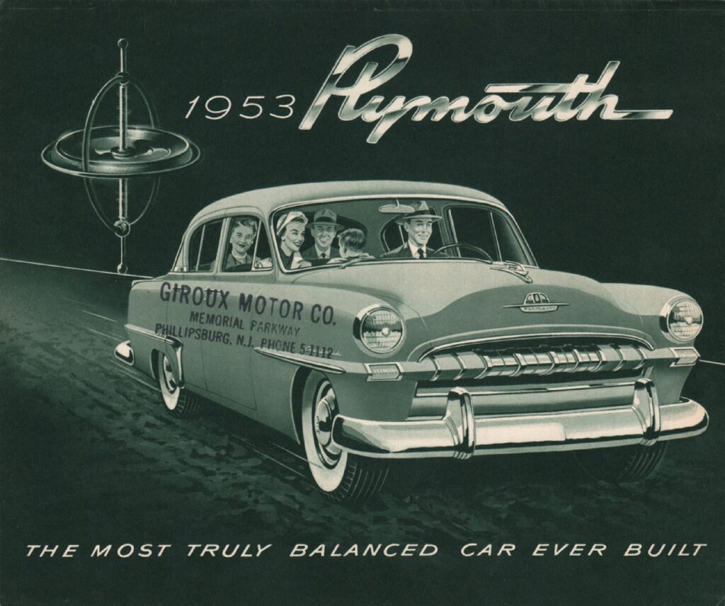 thumbnail of 1953 Marke Plymouth – Modell Foldout – Sprache ENG