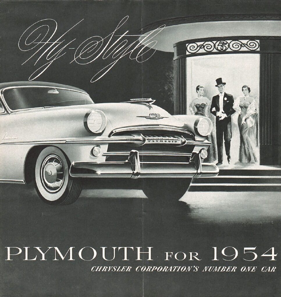thumbnail of 1954 Marke Plymouth – Modell Foldout – Sprache ENG
