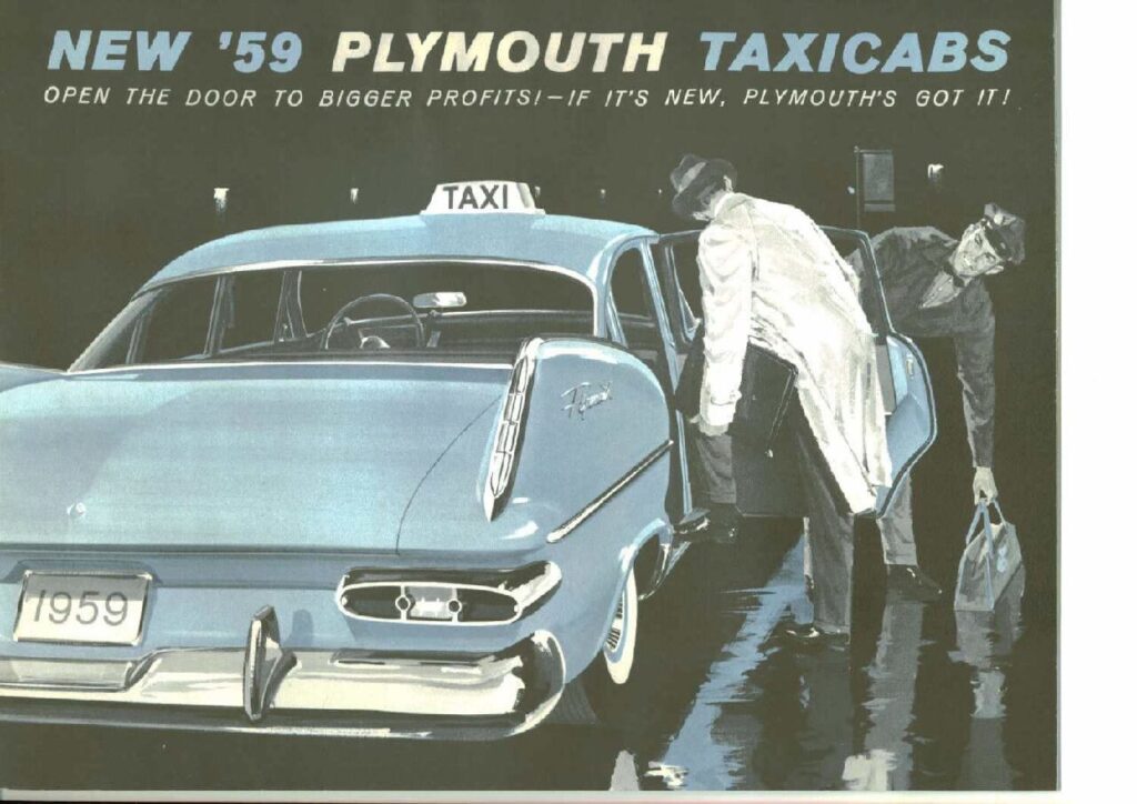 thumbnail of 1959 Marke Plymouth – Modell Taxi – Sprache ENG