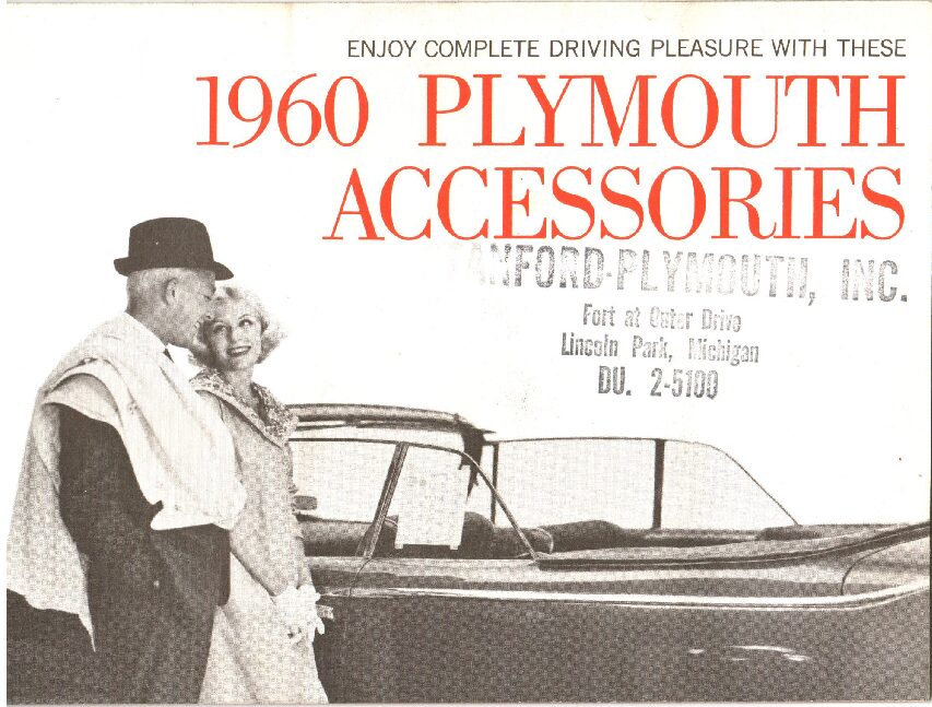 thumbnail of 1960 Marke Plymouth – Modell Accessories – Sprache ENG