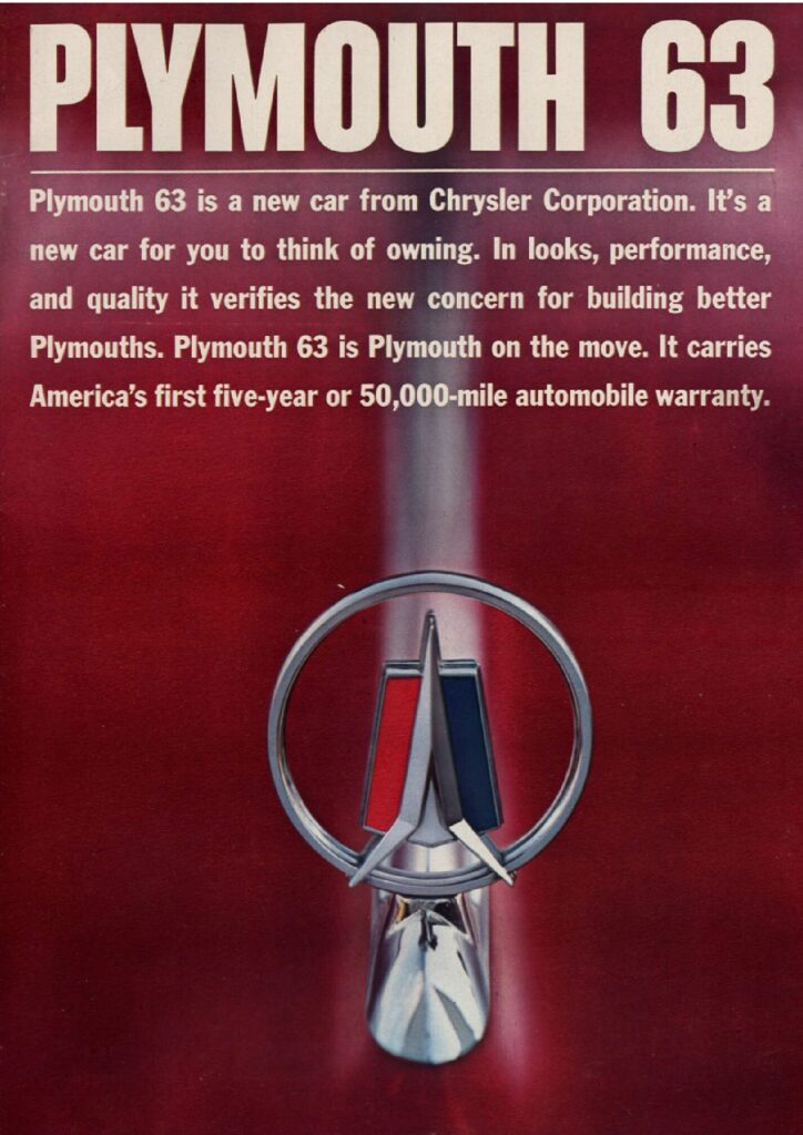 thumbnail of 1963 Marke Plymouth – Modell USA Div. Modelle – Sprache ENG