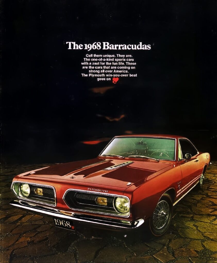 thumbnail of 1968 Marke Plymouth – Modell Barracudas Broschüre. USA – Sprache ENG