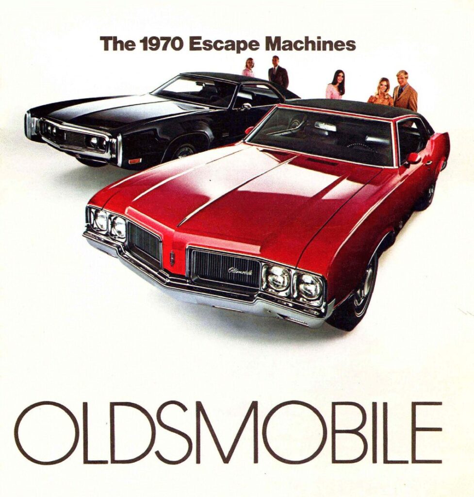 thumbnail of 1970 Marke Oldsmobile – Modell -The Escape Machines Broschüre. USA. The Div. Modelle Prestige Catalog- Sprache ENG