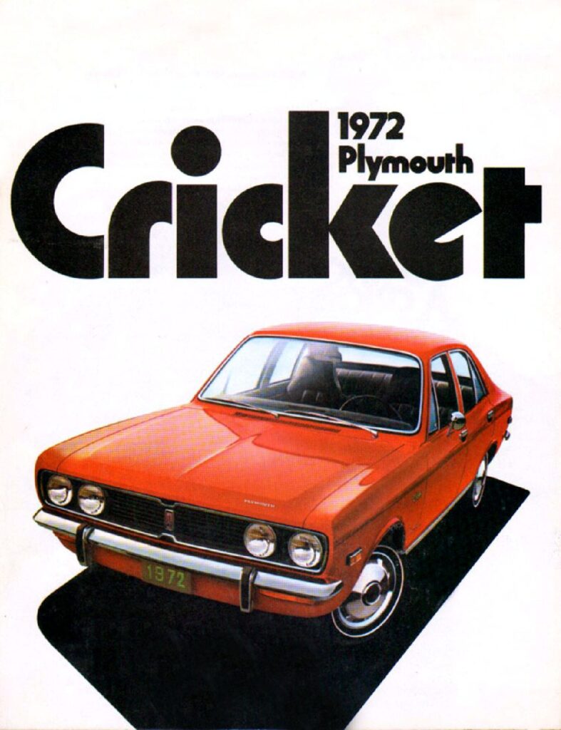 thumbnail of 1972 Marke Plymouth – Modell USA – Cricket – Sprache ENG