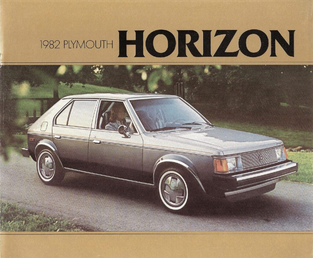 thumbnail of 1982 Marke Plymouth – Modell Horizon Broschüre. USA – Sprache ENG