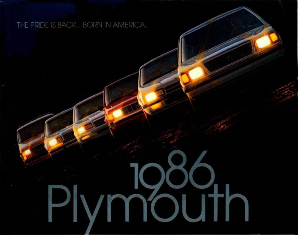 thumbnail of 1986 Marke Plymouth – Modell Full-Line-Prestige – Sprache ENG