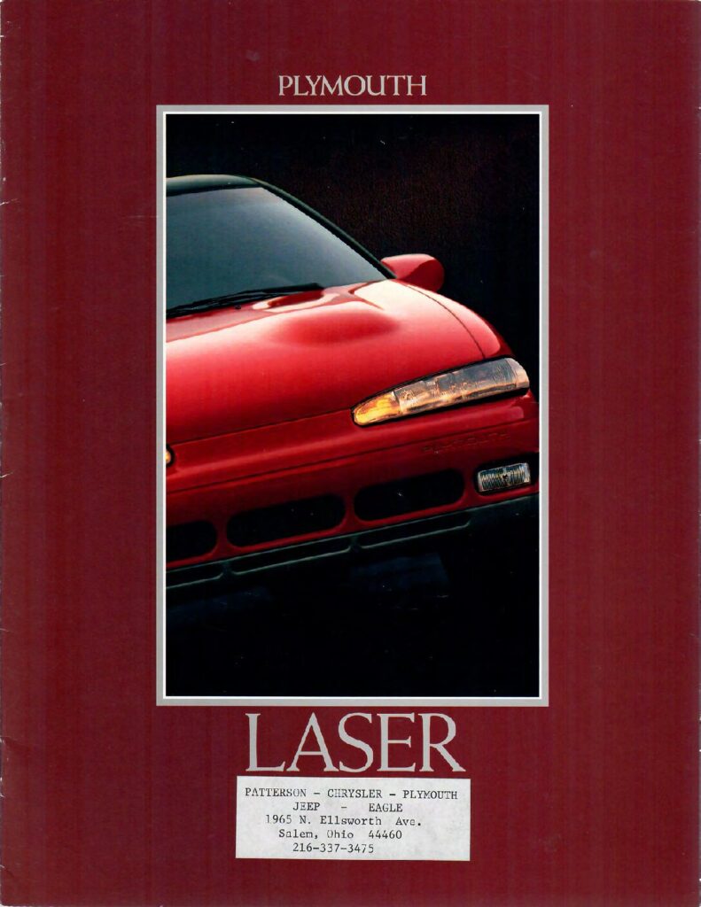 thumbnail of 1992 Marke Plymouth – Modell Laser – Sprache ENG