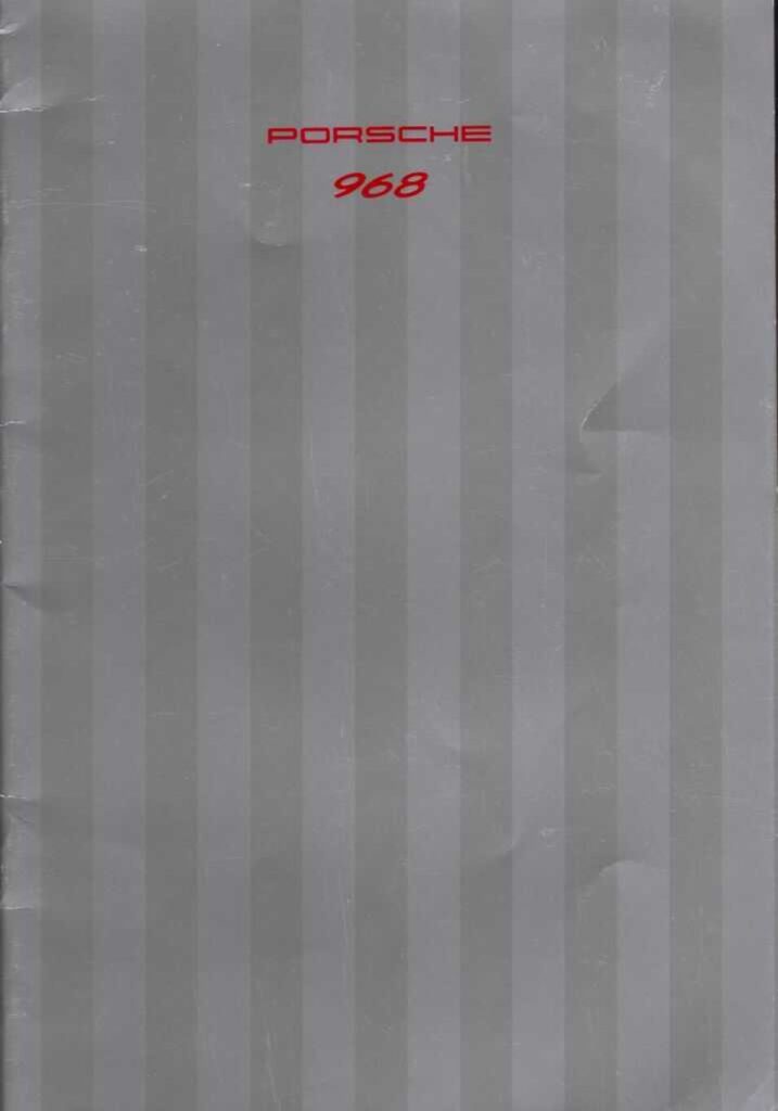 thumbnail of 1992 Marke Porsche – Modell USA 968 – Sprache ENG