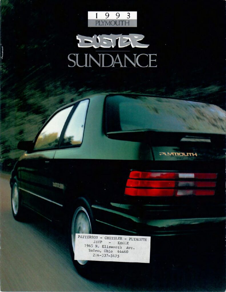 thumbnail of 1993 Marke Plymouth – Modell USA Sundance – Sprache ENG