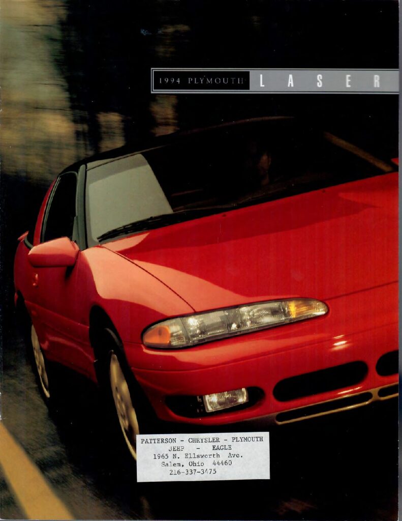 thumbnail of 1994 Marke Plymouth – Modell Laser – Sprache ENG