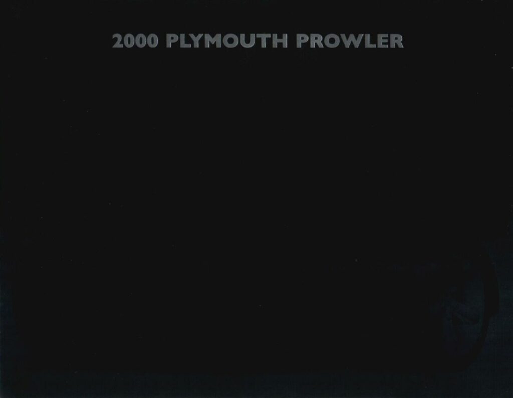 thumbnail of 2000 Marke Plymouth – Modell USA – Prowler – Sprache ENG
