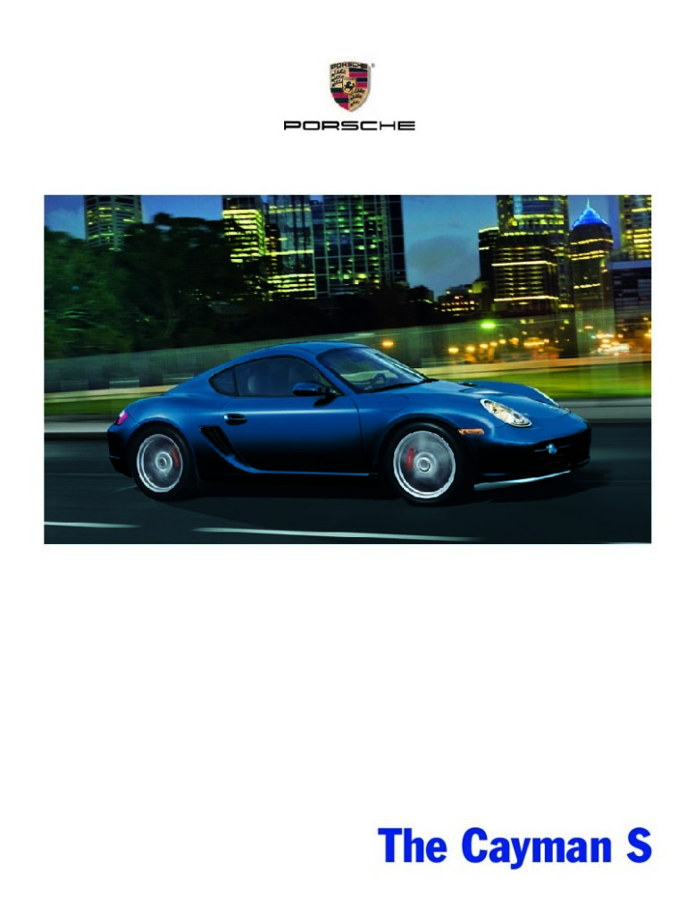 thumbnail of 2006 Marke Porsche – Modell USA Cayman-S – Sprache ENG