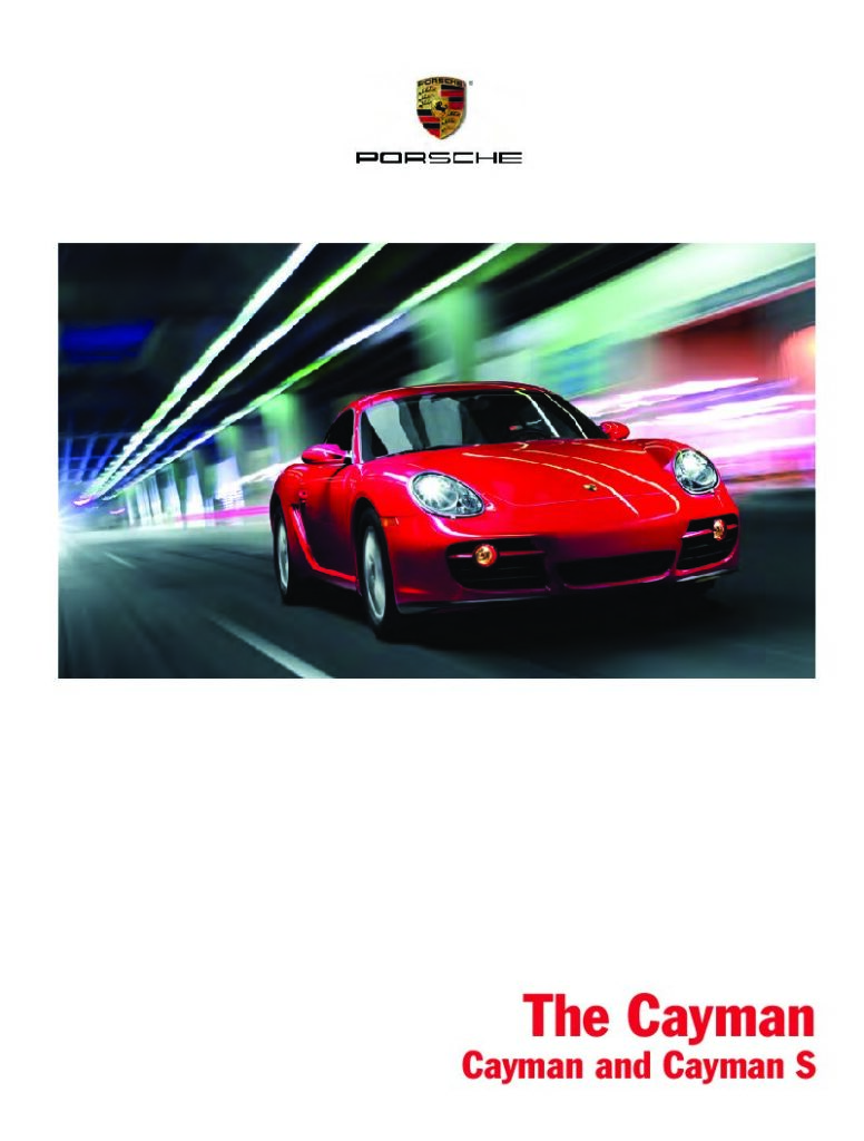 thumbnail of 2007 Marke Porsche – Modell USA Cayman – Sprache ENG