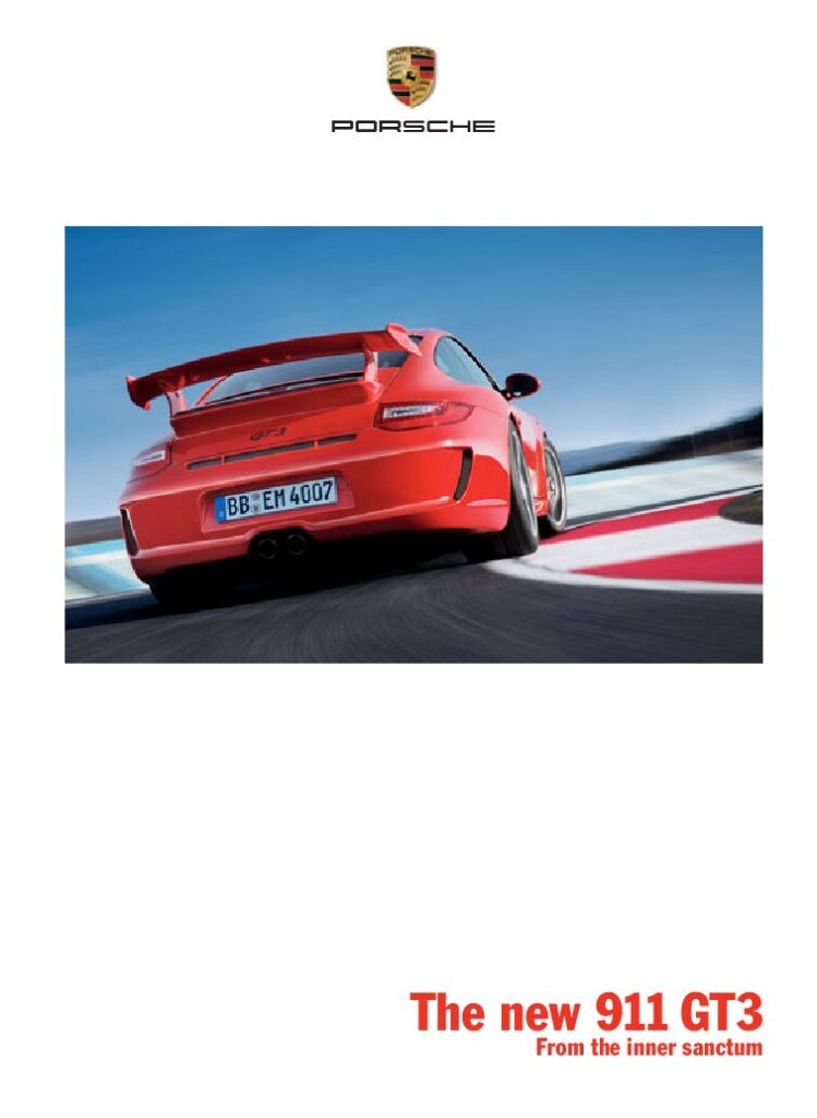 thumbnail of 2009 Marke Porsche – Modell International 911GT3 – Sprache ENG
