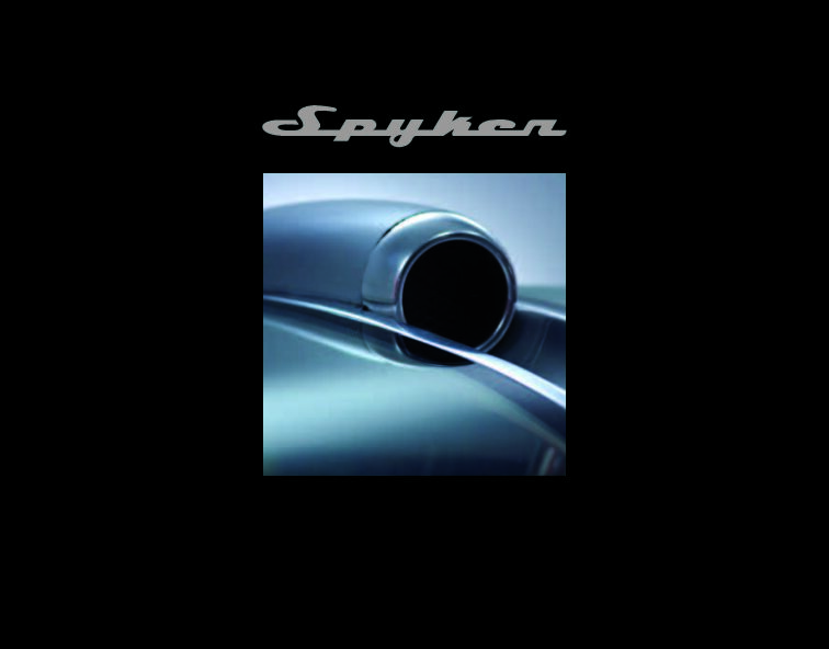 thumbnail of 2009 Marke Spyker – Modell International Produktpalette – Sprache ENG