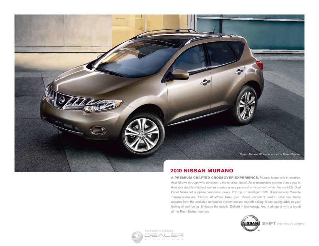 thumbnail of 2010 Marke Nissan – Modell International Murano – Sprache ENG –
