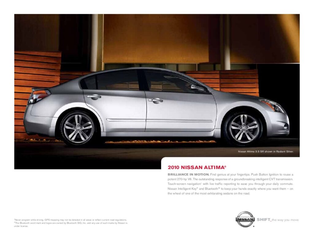 thumbnail of 2010 Marke Nissan – Modell USA Altima – Sprache ENG
