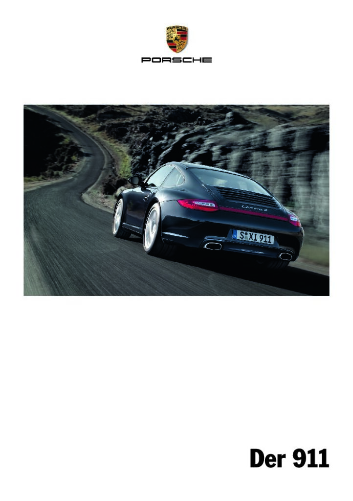 thumbnail of 2010 Marke Porsche – Modell Deutschland 911 Katalog – Sprache DEU