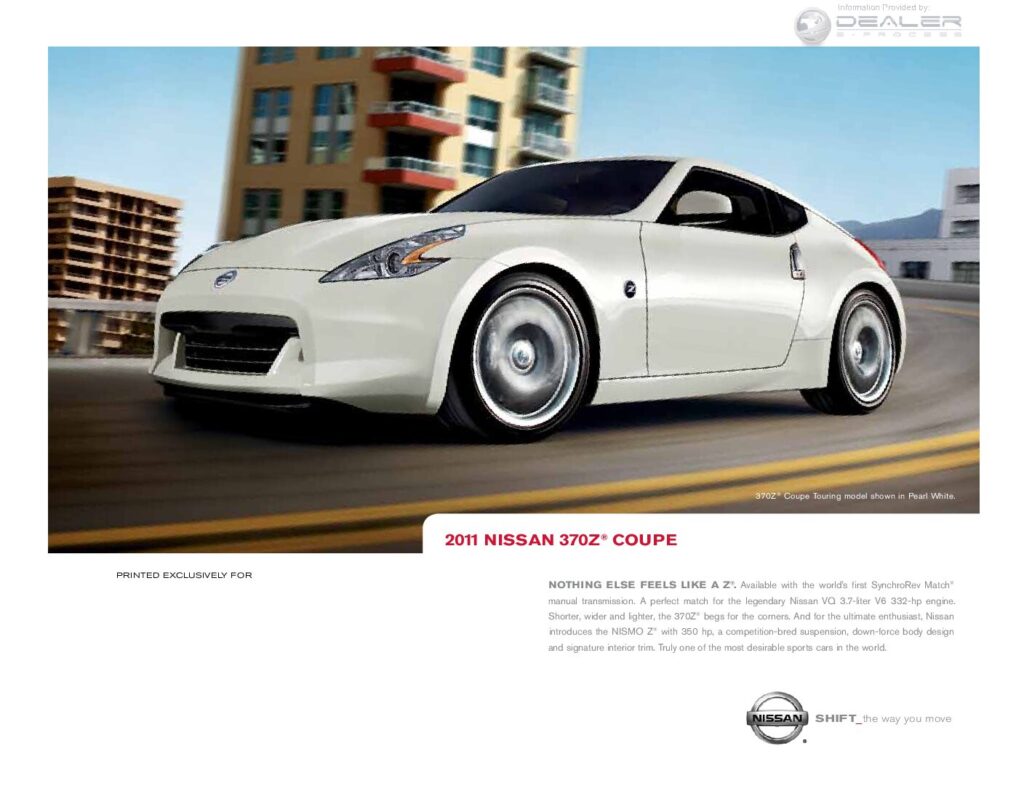thumbnail of 2011 Marke Nissan – Modell International 370Z – Sprache ENG –
