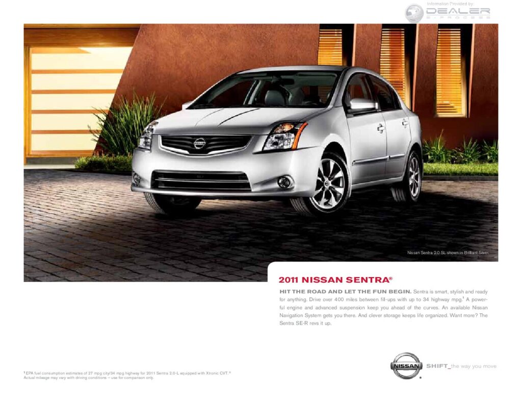 thumbnail of 2011 Marke Nissan – Modell International Sentra – Sprache ENG –