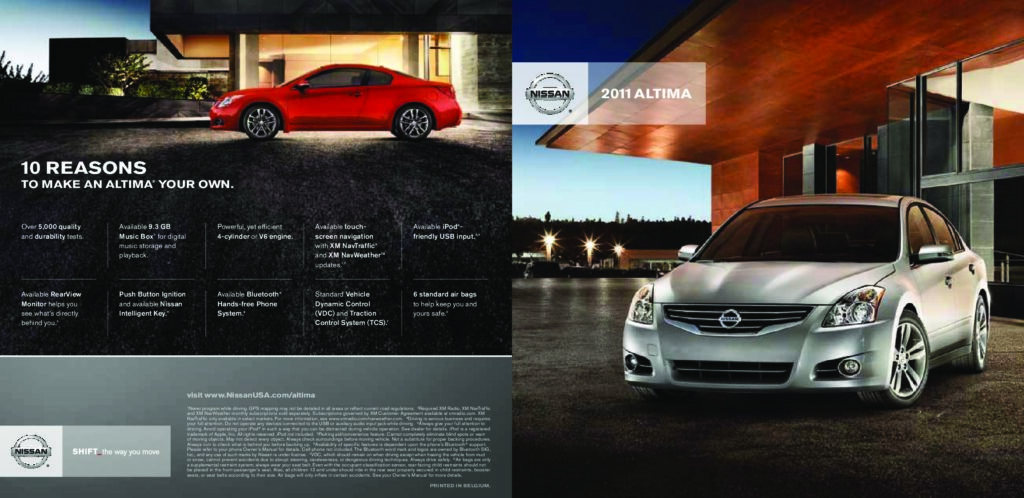 thumbnail of 2011 Marke Nissan – Modell USA Altima – Sprache ENG
