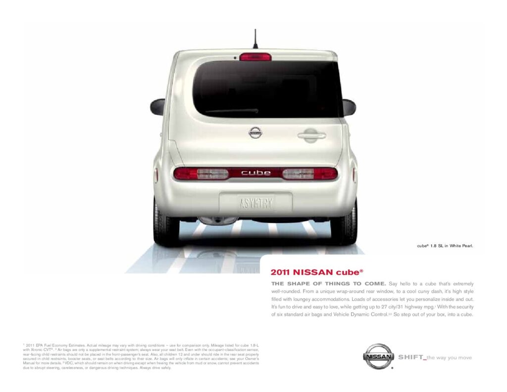 thumbnail of 2011 Marke Nissan – Modell USA Cube – Sprache ENG