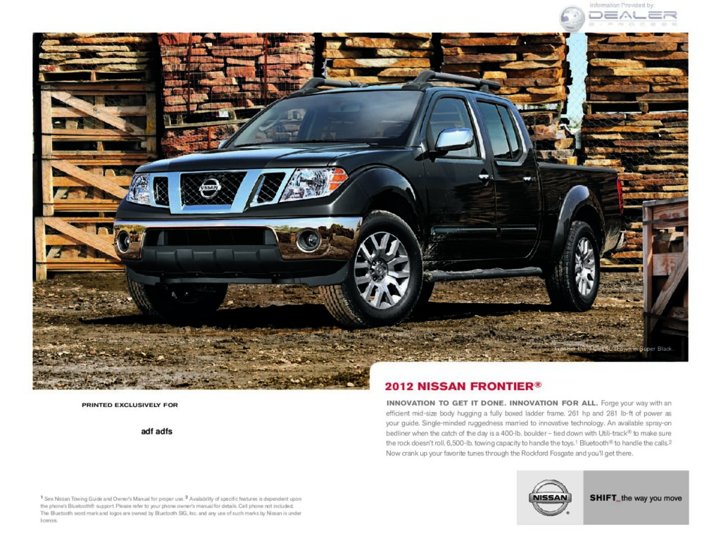 thumbnail of 2012 Marke Nissan – Modell International Frontier – Sprache ENG –