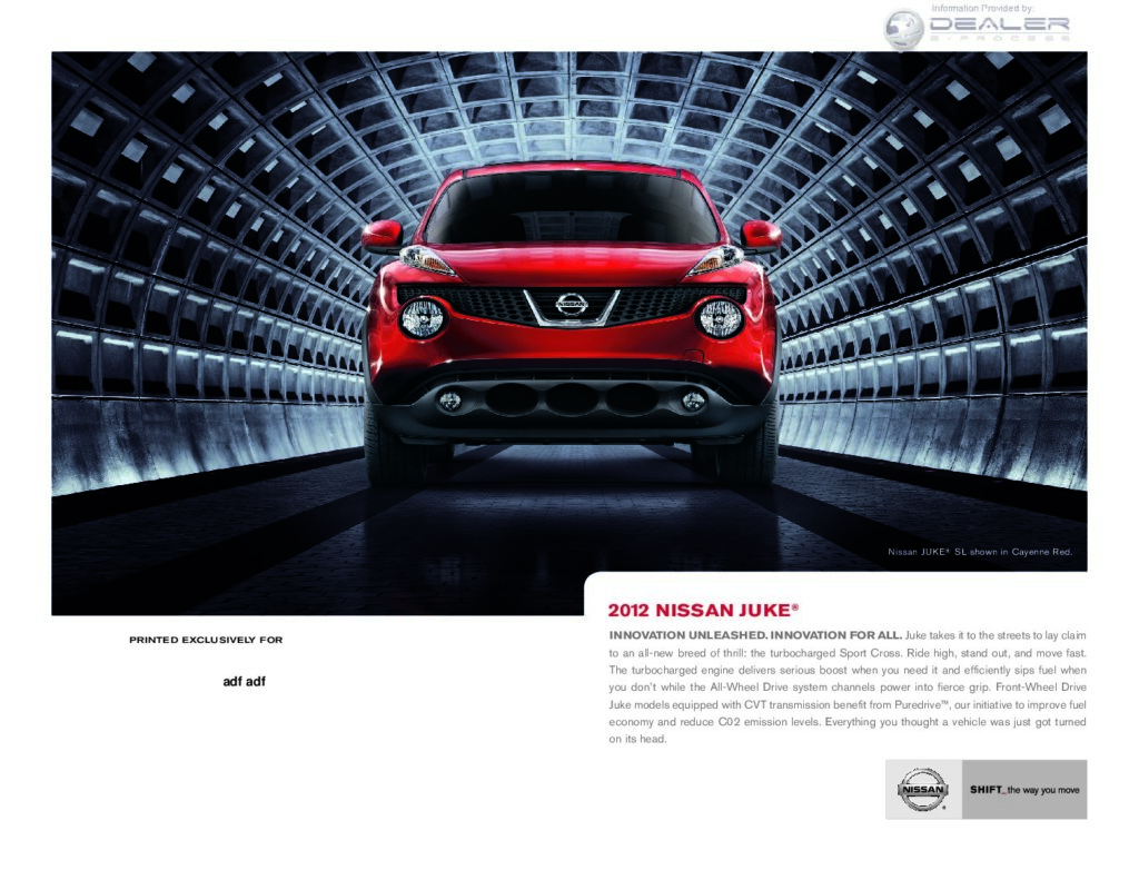 thumbnail of 2012 Marke Nissan – Modell International Juke – Sprache ENG –