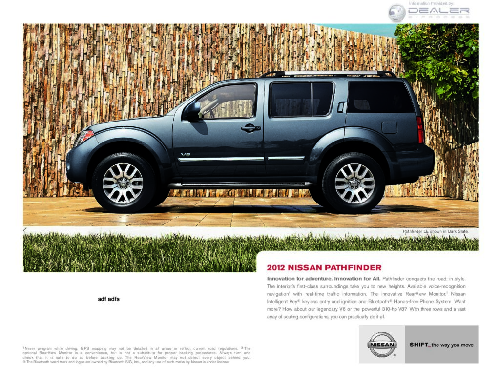 thumbnail of 2012 Marke Nissan – Modell International Pathfinder – Sprache ENG –