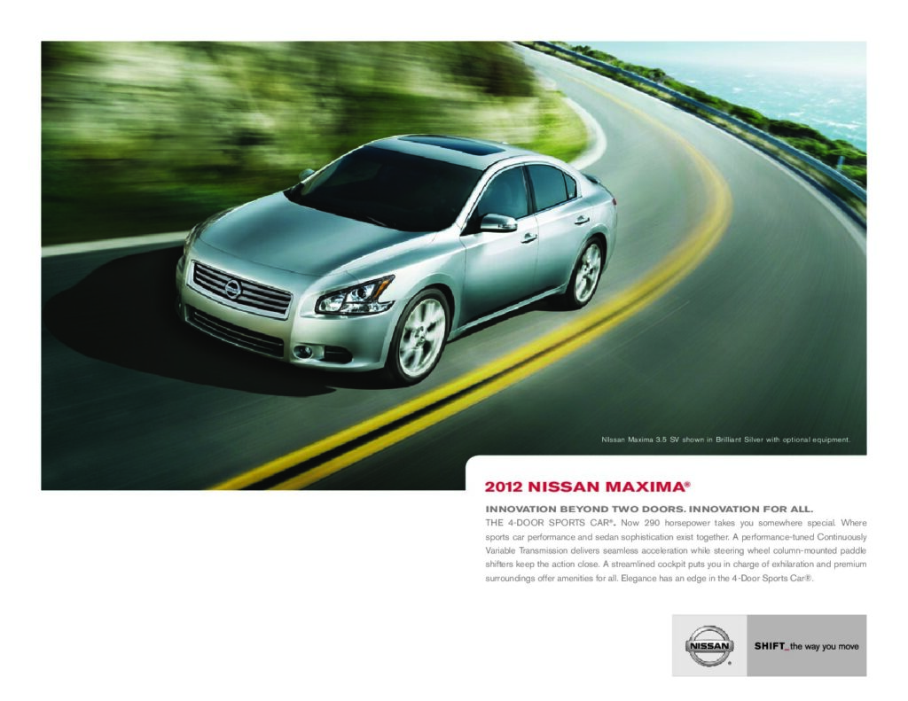 thumbnail of 2012 Marke Nissan – Modell USA Maxima – Sprache ENG