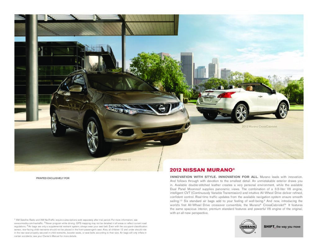 thumbnail of 2012 Marke Nissan – Modell USA Murano – Sprache ENG