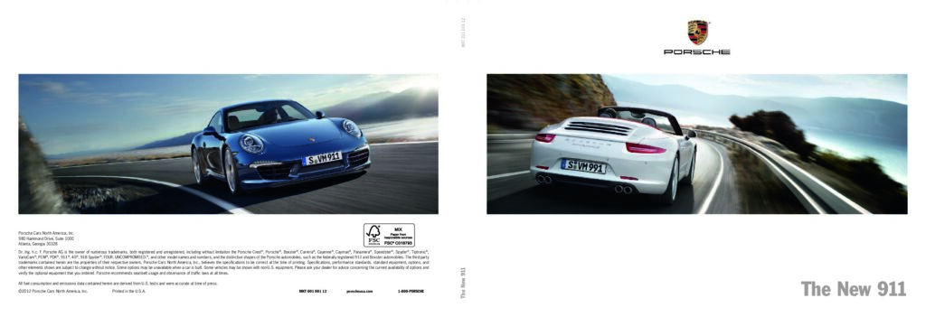 thumbnail of 2012 Marke Porsche – Modell USA 911_991 – Sprache ENG