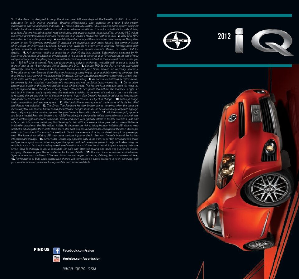 thumbnail of 2012 Marke Scion – Modell USA iQ – Sprache ENG