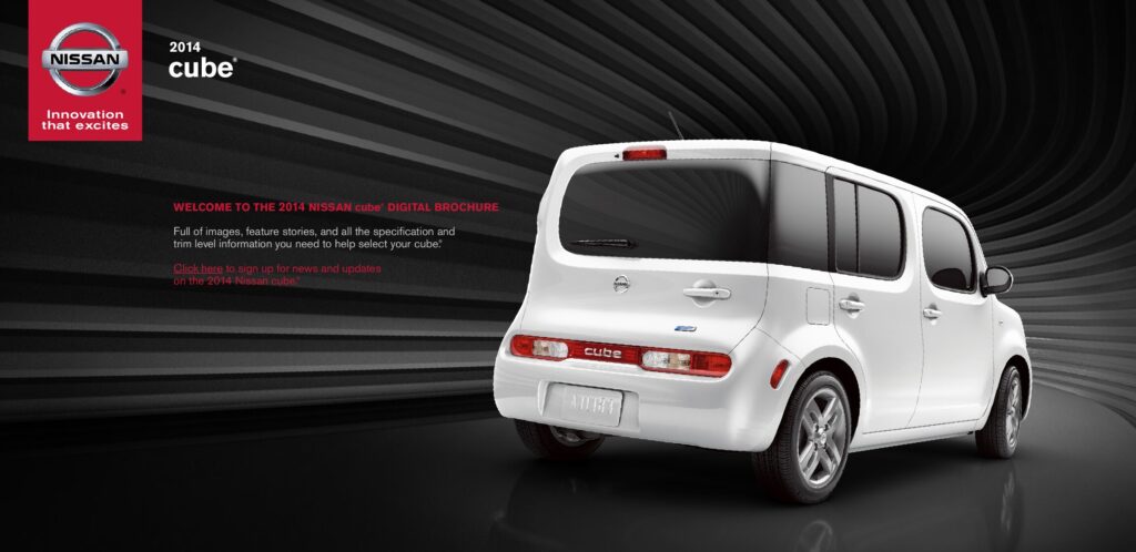 thumbnail of 2014 Marke Nissan – Modell USA Cube – Sprache ENG