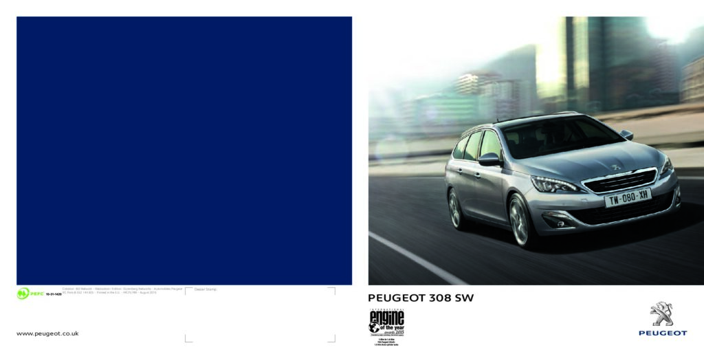 thumbnail of 2015 Marke Peugeot – Modell 308 SW – Sprache ENG