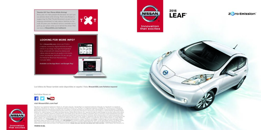 thumbnail of 2016 Marke Nissan – Modell International Leaf – Sprache ENG –