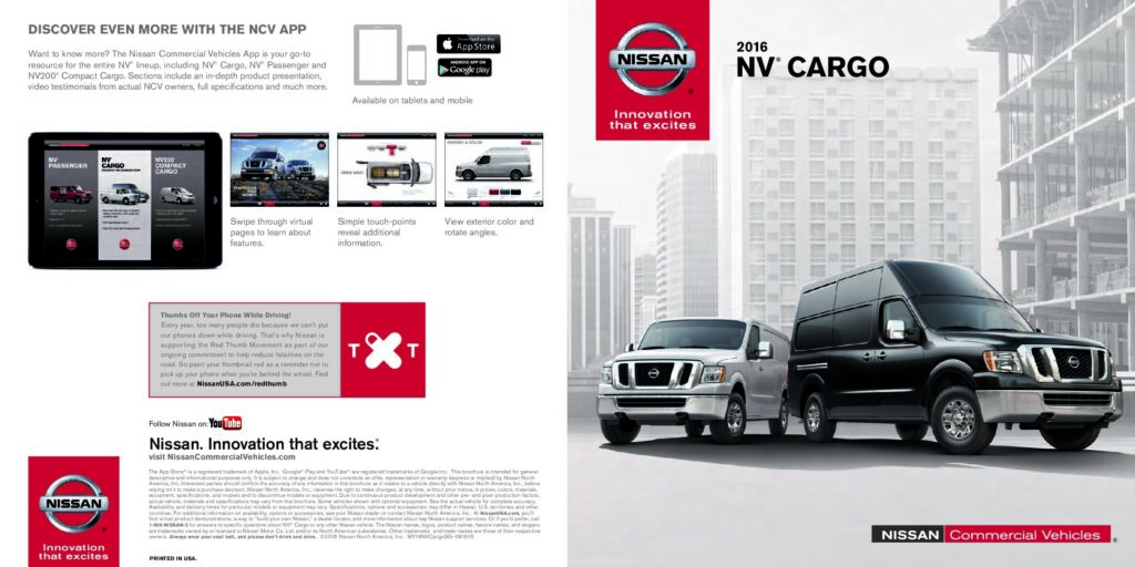 thumbnail of 2016 Marke Nissan – Modell USA NV-Cargo – Sprache ENG