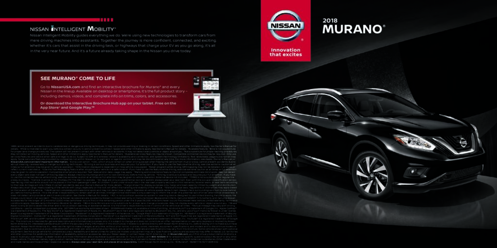 thumbnail of 2018 Marke Nissan – Modell USA Murano – Sprache ENG