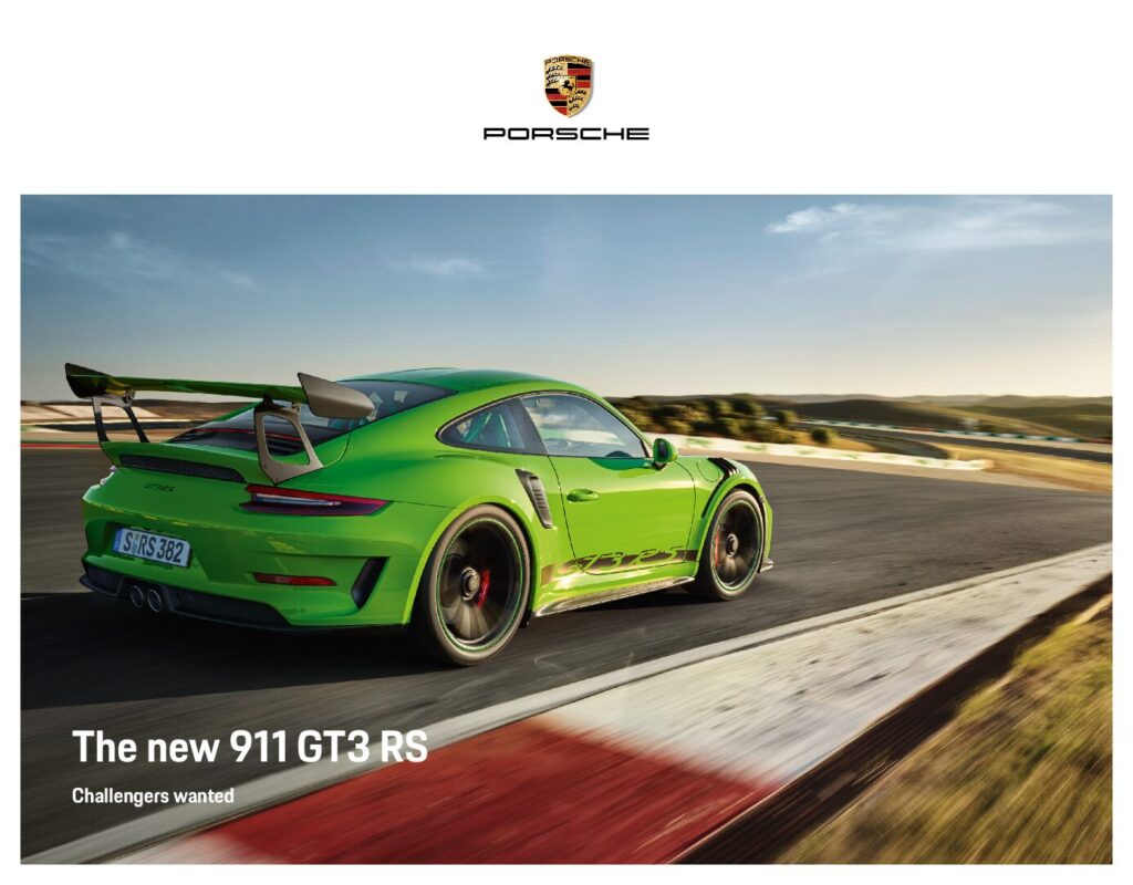 thumbnail of 2018 Marke Porsche – Modell International 911GT3RS – Sprache ENG