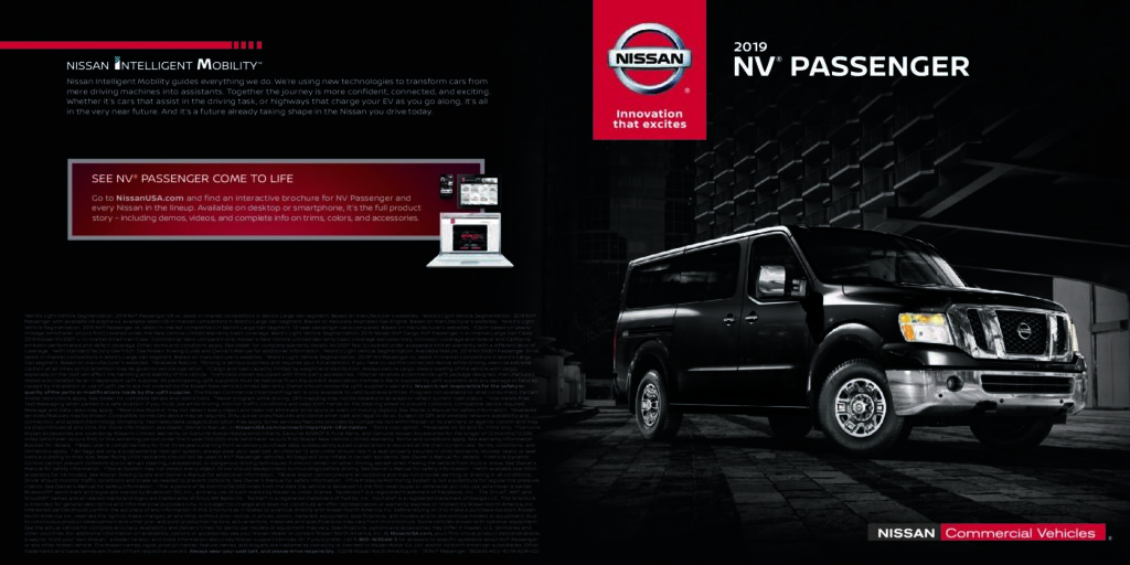 thumbnail of 2019 Marke Nissan – Modell USA NV-Passenger – Sprache ENG