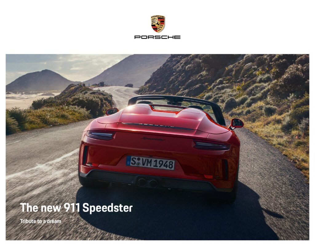 thumbnail of 2019 Marke Porsche – Modell International 911speedster – Sprache ENG