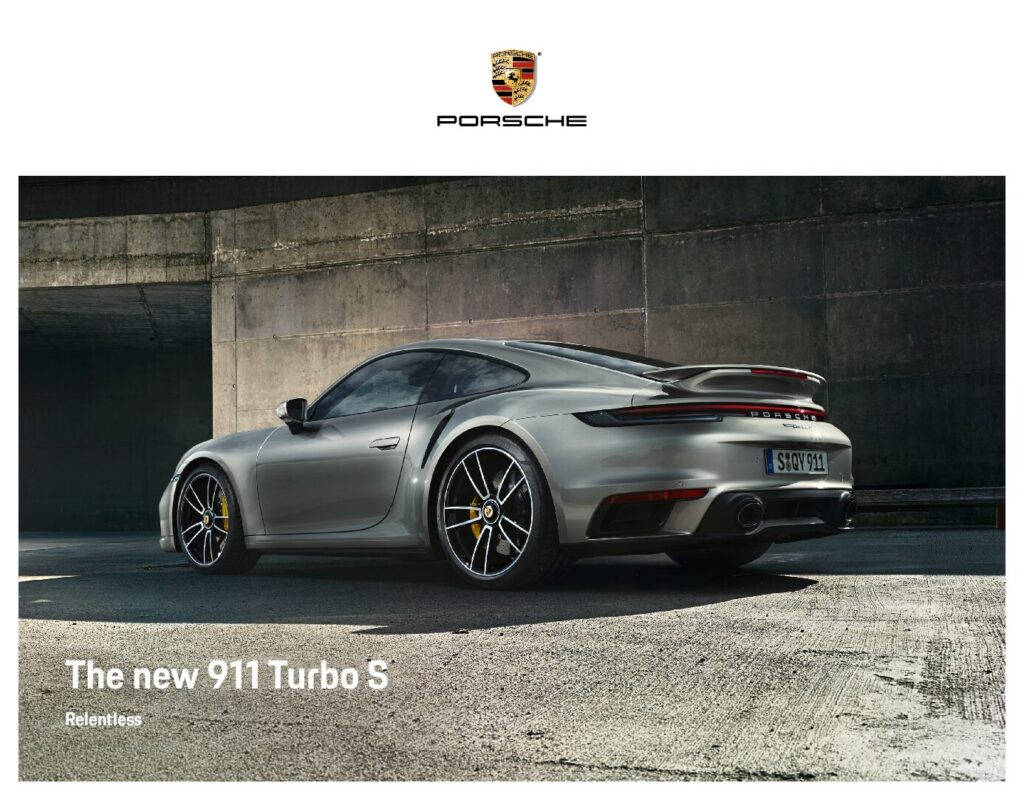 thumbnail of 2021 Marke Porsche – Modell 911-Turbo-S-Brochure – Sprache ENG