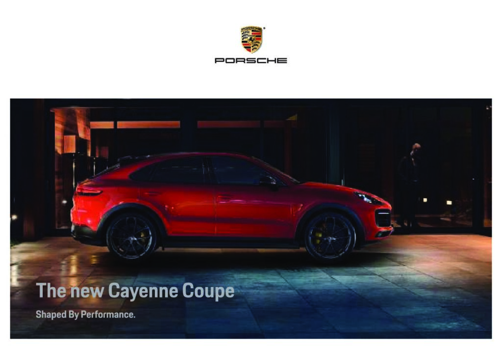 thumbnail of 2021 Marke Porsche – Modell Cayenne-Coupe-Brochure – Sprache ENG