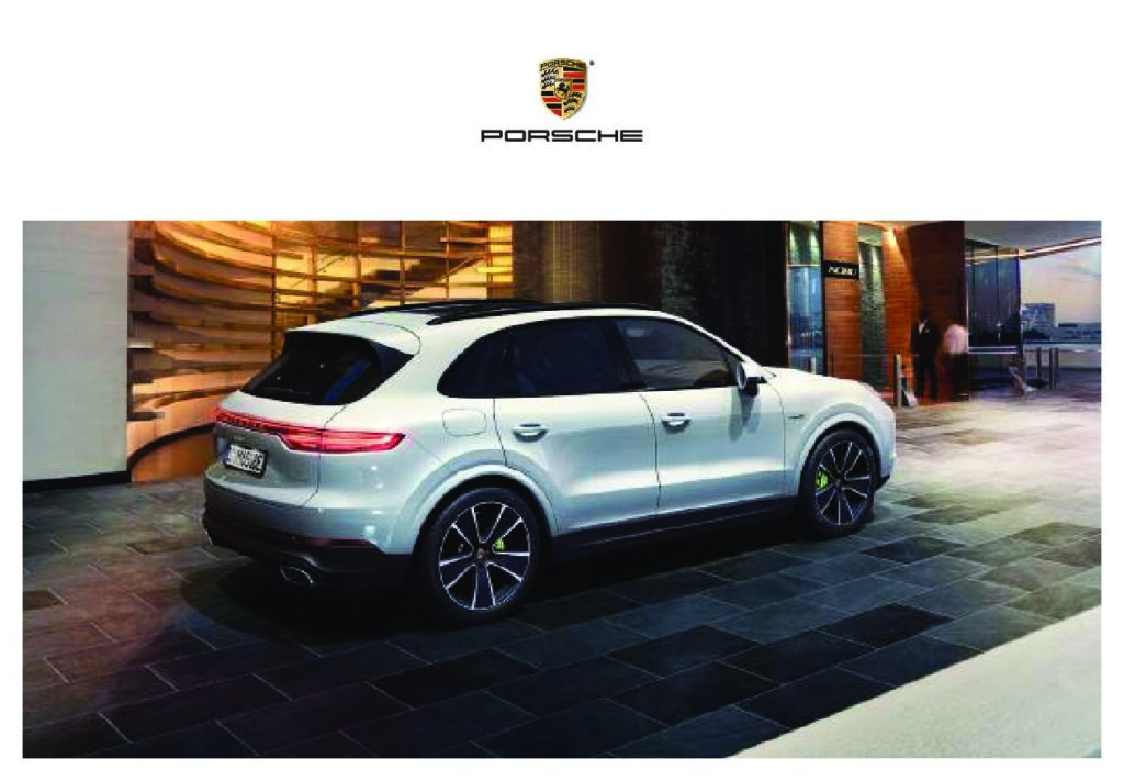 thumbnail of 2021 Marke Porsche – Modell Cayenne-Models-Brochure – Sprache ENG