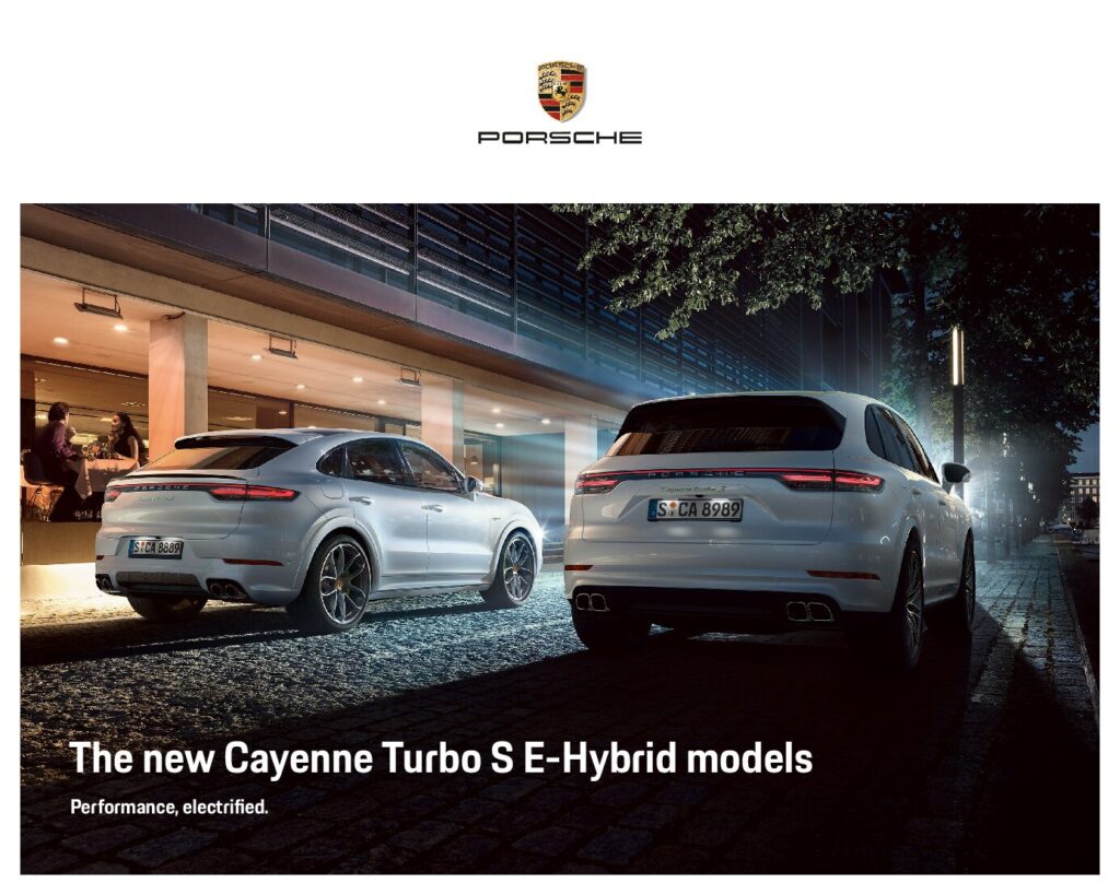 thumbnail of 2021 Marke Porsche – Modell Cayenne-Turbo-S-E-Hybrid-Brochure – Sprache ENG